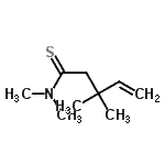 CAS#: 71160-76-4, N,N,3,3-Tetramethyl-4-pentenethioamide