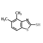 CAS#: 71216-19-8, 4,5-Dimethyl-1,3-benzothiazole-2(3H)-thione