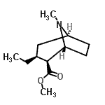 CAS#: 712270-65-0, Methyl (1R,2S,3S,5S)-3-ethyl-8-methyl-8-azabicyclo[3.2.1]octane-2-carboxylate