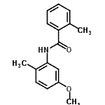CAS 登录号：712298-98-1， N-(5-甲氧基-2-甲基苯基)-2-甲基苯甲酰胺