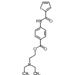 CAS#: 712305-93-6, 2-(Diethylamino)ethyl 4-[(2-thienylcarbonyl)amino]benzoate