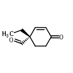 CAS#: 712323-92-7, (1S)-1-Ethyl-4-oxo-2-cyclohexene-1-carbaldehyde