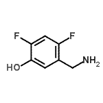 CAS#: 71288-97-6, 5-(Aminomethyl)-2,4-difluorophenol