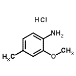 CAS#: 71288-98-7, 2-Methoxy-4-methylaniline hydrochloride (1:1)