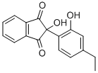 CAS 登录号：71313-29-6， 2-(4-乙基-2-羟基苯基)-2-羟基-1H-茚-1,3(2H)-二酮