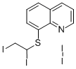 CAS 登录号：71314-96-0， 8-(1,2-二碘乙硫基)-喹啉二碘化物
