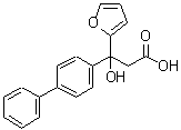 CAS 登录号：71315-16-7， (+)-beta-[1,1'-联苯]-4-基-beta-羟基-2-呋喃丙酸