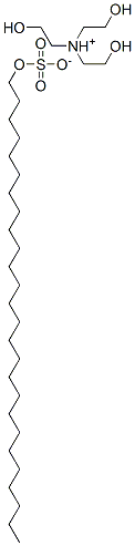 CAS 登录号：71317-46-9， 三(2-羟基乙基)铵二十六烷基硫酸酯盐