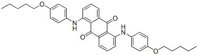 CAS 登录号：71334-64-0， 1,5-二[[4-(戊氧基)苯基]氨基]蒽醌