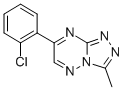 CAS 登录号：71347-53-0， 7-(2-氯苯基)-3-甲基-1,2,4-三唑并(4,3-b)(1,2,4)三嗪