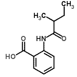 CAS#: 713493-20-0, 2-[(2-Methylbutanoyl)amino]benzoic acid
