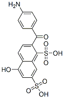 CAS#: 71436-93-6, 4-Aminobenzoyl-5-Hydroxynaphthalene-1,7-Disulphonic Acid