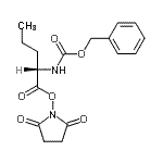 CAS#: 71447-85-3, 2,5-Dioxo-1-pyrrolidinyl N-[(benzyloxy)carbonyl]norvalinate