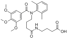 CAS 登录号：71455-69-1， N-(N-(3,4,5-三甲氧基苯甲酰基)-4-(2,6-二甲基苯胺基)丁酰基)-4-氨基-丁酸