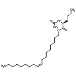 CAS 登录号：71463-45-1， (9Z)-9-十八碳烯-1-基N-乙酰基-L-蛋氨酸酯
