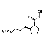 CAS#: 714957-63-8, Methyl (1R,2R)-2-(4-penten-1-yl)cyclopentanecarboxylate
