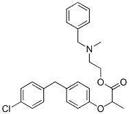 CAS#: 71548-57-7, 2-(Benzyl-Methyl-Amino)Ethyl 2-[4-[(4-Chlorophenyl)Methyl]Phenoxy]Propanoate
