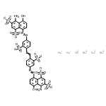 CAS#: 71550-30-6, Hexasodium 8,8'-{1,2-ethenediylbis[(3-sulfonato-4,1-phenylene)-2,1-diazenediyl]}bis(4-amino-5-hydroxy-1,3-naphthalenedisulfonate)