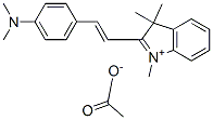 CAS#: 71598-17-9, 2-[2-[4-(Dimethylamino)Phenyl]Vinyl]-1,3,3-Trimethyl-3H-Indolium Acetate