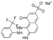 CAS#: 71598-24-8, Sodium 6-Imino-4-Oxo-5-[2-[2-(Trifluoromethyl)Phenyl]Hydrazinyl]Naphthalene-2-Sulfonate