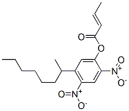 CAS 登录号：71607-43-7， 5-(1-甲基庚基)-2,4-二硝基苯基2-丁烯酸酯