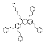 CAS#: 71628-03-0, (2R,3S)-5,7-Bis(benzyloxy)-2-[3,4-bis(benzyloxy)phenyl]-3-(heptyloxy)chromane