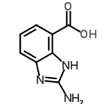 CAS#: 716362-36-6, 2-Amino-1H-benzimidazole-4-carboxylic acid