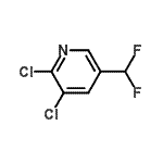 CAS#: 71690-06-7, 2,3-Dichloro-5-(difluoromethyl)pyridine