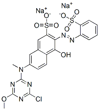 CAS#: 71735-75-6, Disodium 7-[(4-Chloro-6-Methoxy-1,3,5-Triazin-2-Yl)Methylamino]-4-Hydroxy-3-[(2-Sulphonatophenyl)Azo]Naphthalene-2-Sulphonate