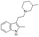 CAS#: 71765-60-1, 2-Methyl-3-(2-(3-Methyl-1-Piperidinyl)Ethyl)-1H-Indole