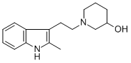 CAS 登录号：71765-61-2， 1-(2-(2-甲基-1H-吲哚-3-基)乙基)-3-哌啶醇
