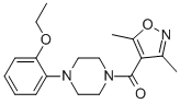 CAS#: 717872-74-7, (3,5-Dimethyl-4-Isoxazolyl)[4-(2-Ethoxyphenyl)-1-Piperazinyl]-Methanone