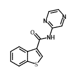 CAS#: 717873-63-7, N-(2-Pyrazinyl)-1-benzothiophene-3-carboxamide