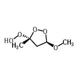 CAS#: 717888-59-0, (3R,5R)-5-Methoxy-3-methyl-1,2-dioxolan-3-yl hydroperoxide