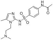 CAS#: 71795-35-2, N-(4-(((1-(2-(Dimethylamino)Ethyl)-5-Methyl-1H-Imidazol-2-Yl)Amino)Sulfonyl)Phenyl)-Acetamide