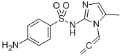 CAS 登录号:71795-48-7, 4-氨基-N-(5-甲基-1-(1,2-丙二烯基)-1H-咪唑-2-基)-苯磺酰胺