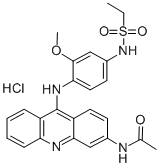 CAS#: 71802-77-2, N-(9-(4-(Ethylsulfonamido)-2-Methoxy(Phenylamino))-3-Acridinyl)-Acetamide Hydrochloride