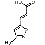 CAS 登录号：71810-76-9， (2E)-3-(3-甲基-1,2-恶唑-5-基)丙烯酸