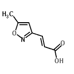 CAS 登录号：71810-79-2， (2E)-3-(5-甲基-1,2-恶唑-3-基)丙烯酸