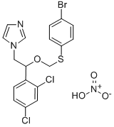 CAS#: 71821-15-3, 1-(2-(((4-Bromophenyl)Thio)Methoxy)-2-(2,4-Dichlorophenyl)Ethyl)-1H-Imidazole Nitrate