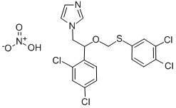 CAS#: 71821-19-7, 1-(2-(2,4-Dichlorophenyl)-2-(((3,4-Dichlorophenyl)Thio)Methoxy)Ethyl)- 1H-Imidazole Nitrate