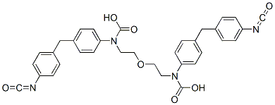 CAS#: 71832-70-7, Oxydiethylene Bis[[4-[(4-Isocyanatophenyl)Methyl]Phenyl]Carbamate]