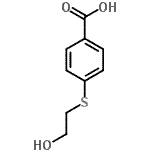 CAS 登录号：7184-99-8， 4-[(2-羟基乙基)硫基]苯甲酸