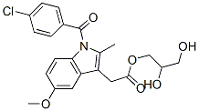 CAS#: 71848-87-8, 1-(4-Chlorobenzoyl)-5-Methoxy-2-Methyl-1H-Indole-3-Acetic Acid 2,3-Dihydroxypropyl Ester