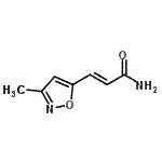 CAS#: 71865-09-3, (2E)-3-(3-Methyl-1,2-oxazol-5-yl)acrylamide