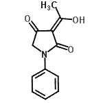 CAS#: 719-86-8, (3Z)-3-(1-Hydroxyethylidene)-1-phenyl-2,4-pyrrolidinedione