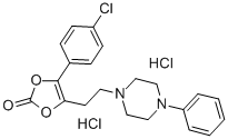 CAS#: 71923-01-8, 4-(4-Chlorophenyl)-5-[2-(4-Phenyl-1-Piperazinyl)Ethyl]-1,3-Dioxol-2-One Dihydrochloride