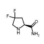CAS#: 719267-96-6, 4,4-Difluoro-L-prolinamide