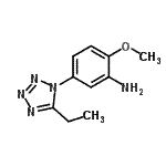 CAS#: 719297-47-9, 5-(5-Ethyl-1H-tetrazol-1-yl)-2-methoxyaniline