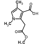 CAS#: 71959-95-0, 2-(2-Methoxy-2-oxoethyl)-1,4-dimethyl-1H-pyrrole-3-carboxylic acid